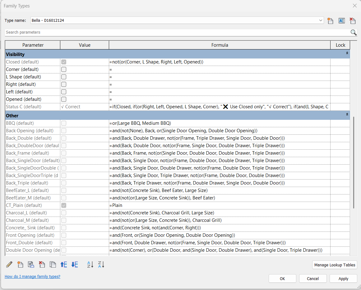 Parametric Formula 2